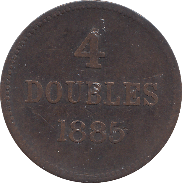 1885 4 DOUBLES - WORLD COINS - Cambridgeshire Coins