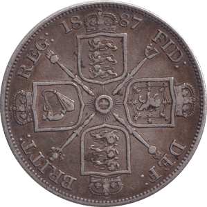 1885 DOUBLE-FLORIN ( VF ) - FLORIN - Cambridgeshire Coins