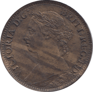 1885 FARTHING ( AUNC ) - FARTHING - Cambridgeshire Coins