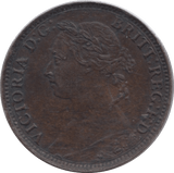 1885 FARTHING ( EF ) - Farthing - Cambridgeshire Coins