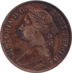 1885 FARTHING ( EF ) - FARTHING - Cambridgeshire Coins