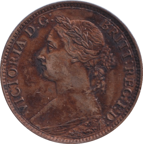 1885 FARTHING ( EF ) - FARTHING - Cambridgeshire Coins