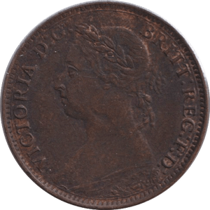 1885 FARTHING ( EF ) - FARTHING - Cambridgeshire Coins
