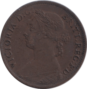 1885 FARTHING ( FINE ) - FARTHING - Cambridgeshire Coins