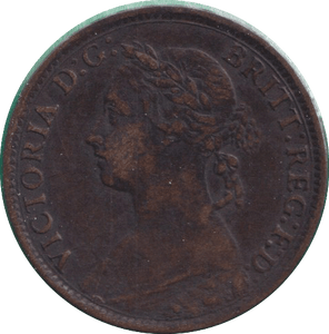 1885 FARTHING ( FINE ) - FARTHING - Cambridgeshire Coins