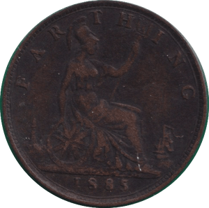 1885 FARTHING ( FINE ) - FARTHING - Cambridgeshire Coins