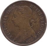 1885 FARTHING ( FINE ) - Farthing - Cambridgeshire Coins