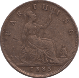 1885 FARTHING ( GVF ) - Farthing - Cambridgeshire Coins