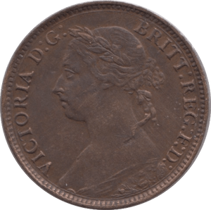 1885 FARTHING ( GVF ) - Farthing - Cambridgeshire Coins