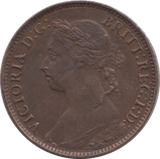 1885 FARTHING ( GVF ) - Farthing - Cambridgeshire Coins