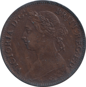 1885 FARTHING ( GVF ) - Farthing - Cambridgeshire Coins