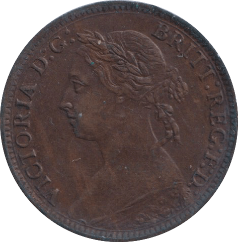 1885 FARTHING ( GVF ) - Farthing - Cambridgeshire Coins