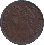 1885 FARTHING ( GVF ) - Farthing - Cambridgeshire Coins