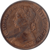 1885 FARTHING ( UNC ) - Farthing - Cambridgeshire Coins