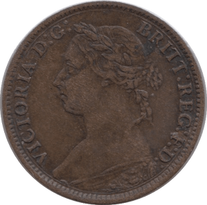 1885 FARTHING ( VF ) - Farthing - Cambridgeshire Coins