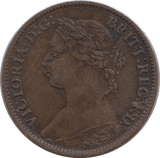 1885 FARTHING ( VF ) - Farthing - Cambridgeshire Coins