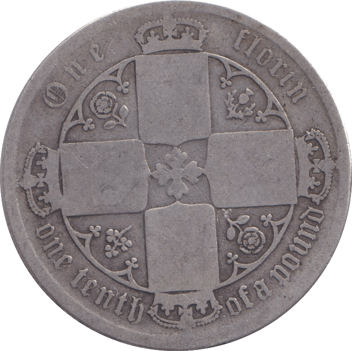 1885 FLORIN ( FAIR ) 2 - FLORIN - Cambridgeshire Coins