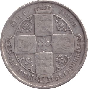 1885 FLORIN ( FINE ) - FLORIN - Cambridgeshire Coins