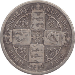 1885 FLORIN ( FINE ) - FLORIN - Cambridgeshire Coins