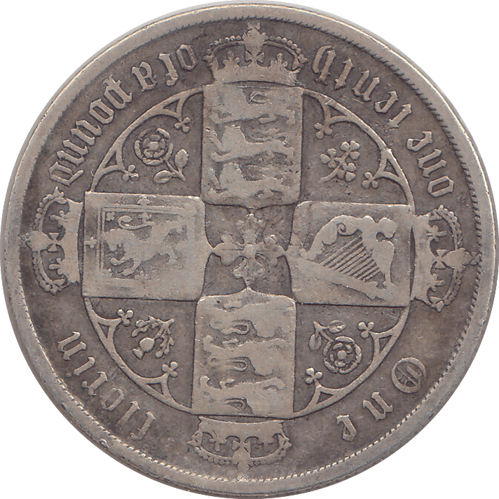 1885 FLORIN ( FINE ) - FLORIN - Cambridgeshire Coins