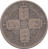 1885 FLORIN ( FINE ) - FLORIN - Cambridgeshire Coins