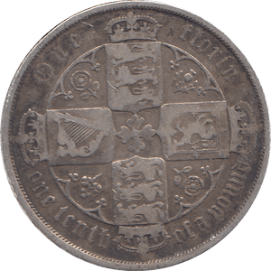 1885 FLORIN ( FINE ) - FLORIN - Cambridgeshire Coins