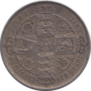 1885 FLORIN ( GVF ) - FLORIN - Cambridgeshire Coins