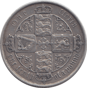 1885 FLORIN ( VF ) 3 - FLORIN - Cambridgeshire Coins