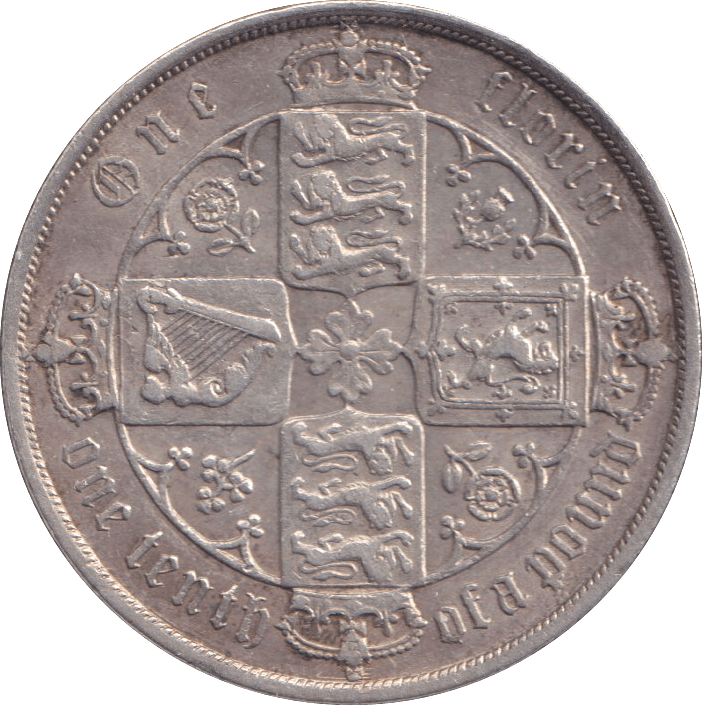1885 FLORIN ( VF ) - FLORIN - Cambridgeshire Coins