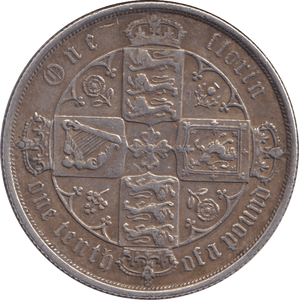 1885 FLORIN ( VF ) - FLORIN - Cambridgeshire Coins