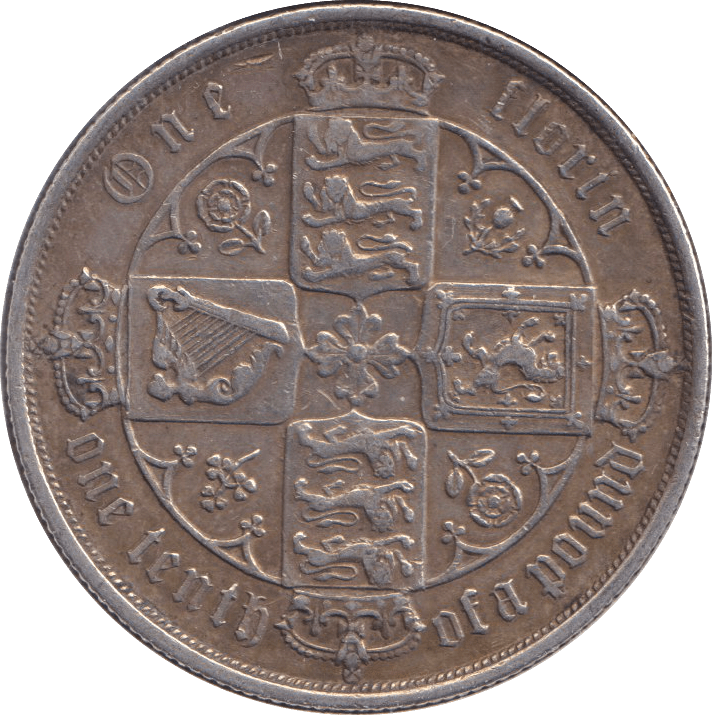 1885 FLORIN ( VF ) - FLORIN - Cambridgeshire Coins