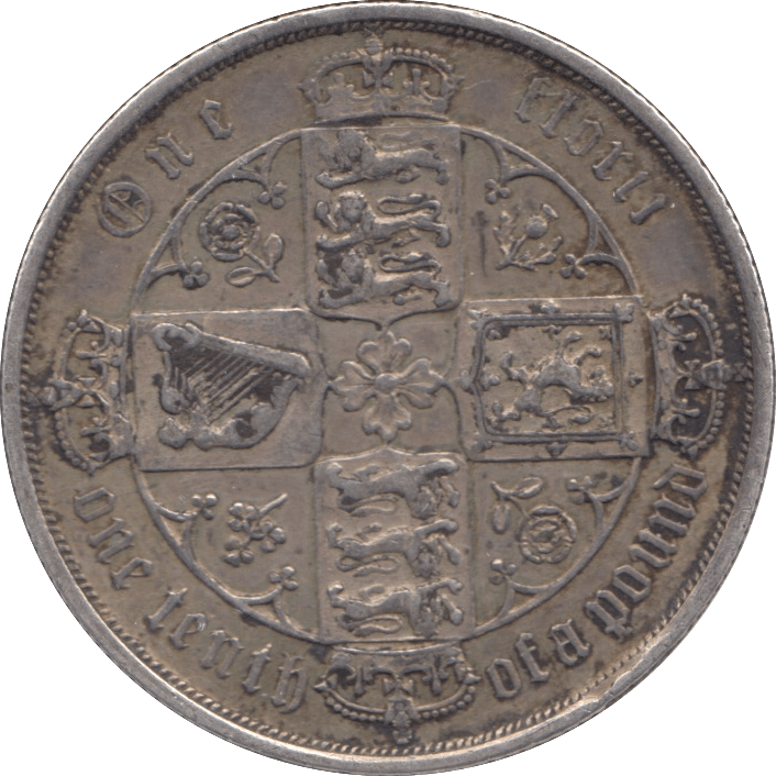 1885 FLORIN ( VF ) - FLORIN - Cambridgeshire Coins