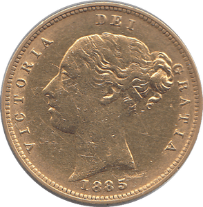 1885 GOLD HALF SOVEREIGN ( EF ) - Half Sovereign - Cambridgeshire Coins