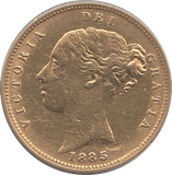 1885 GOLD HALF SOVEREIGN ( EF ) - Half Sovereign - Cambridgeshire Coins