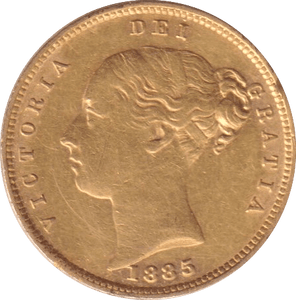 1885 GOLD HALF SOVEREIGN ( EF ) - HALF SOVEREIGN - Cambridgeshire Coins