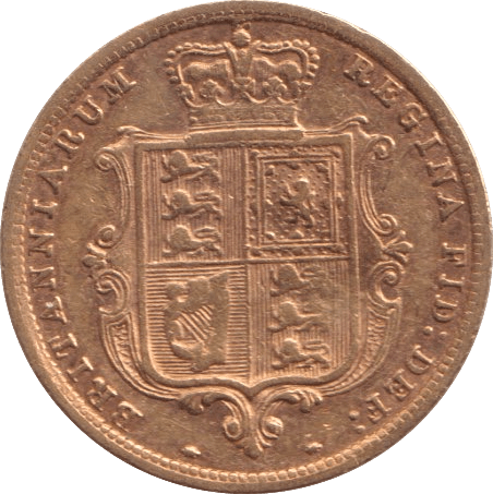 1885 GOLD HALF SOVEREIGN ( VF ) - HALF SOVEREIGN - Cambridgeshire Coins