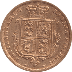 1885 GOLD HALF SOVEREIGN ( VF ) - HALF SOVEREIGN - Cambridgeshire Coins