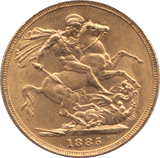 1885 GOLD SOVEREIGN ( EF ) SYDNEY MINT - SOVEREIGN - Cambridgeshire Coins