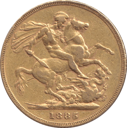 1885 GOLD SOVEREIGN ( GVF ) MELBOURN MINT - SOVEREIGN - Cambridgeshire Coins