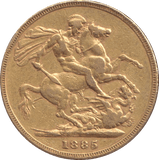 1885 GOLD SOVEREIGN ( GVF ) MELBOURN MINT - SOVEREIGN - Cambridgeshire Coins