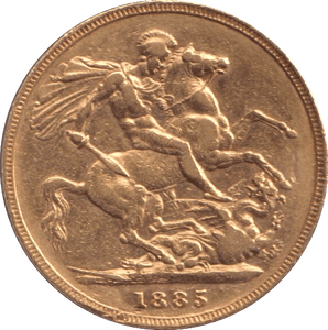 1885 GOLD SOVEREIGN ( GVF ) MELBOURNE MINT - SOVEREIGN - Cambridgeshire Coins