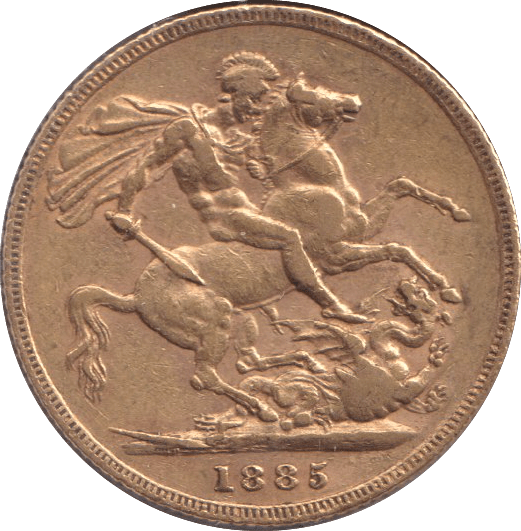 1885 GOLD SOVEREIGN ( GVF ) - SOVEREIGN - Cambridgeshire Coins