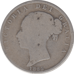 1885 HALF CROWN ( FINE ) ( - HALFCROWN - Cambridgeshire Coins