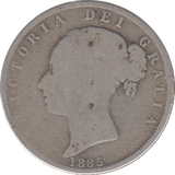 1885 HALF CROWN ( FINE ) ( - HALFCROWN - Cambridgeshire Coins
