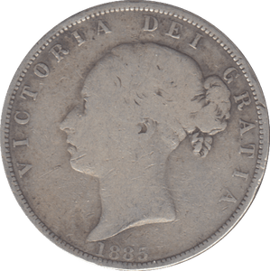 1885 HALF CROWN ( FINE ) - HALFCROWN - Cambridgeshire Coins