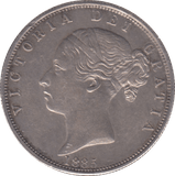 1885 HALFCROWN ( AUNC ) - Halfcrown - Cambridgeshire Coins