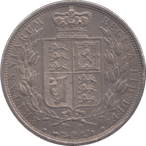 1885 HALFCROWN ( AUNC ) - Halfcrown - Cambridgeshire Coins