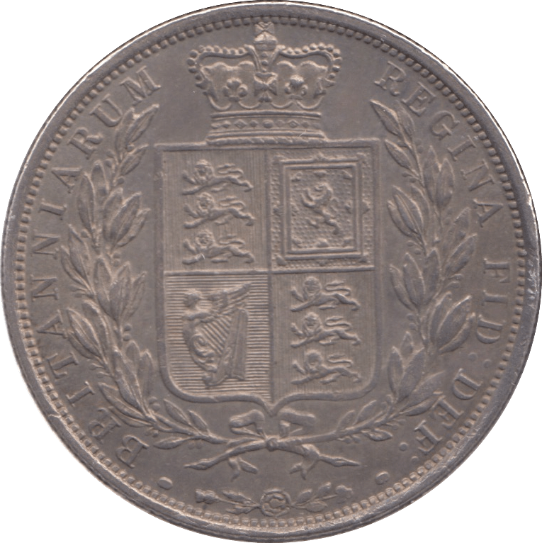 1885 HALFCROWN ( AUNC ) - Halfcrown - Cambridgeshire Coins