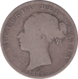 1885 HALFCROWN ( FAIR ) - HALFCROWN - Cambridgeshire Coins