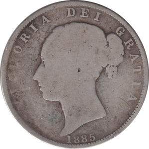1885 HALFCROWN ( FAIR ) - HALFCROWN - Cambridgeshire Coins